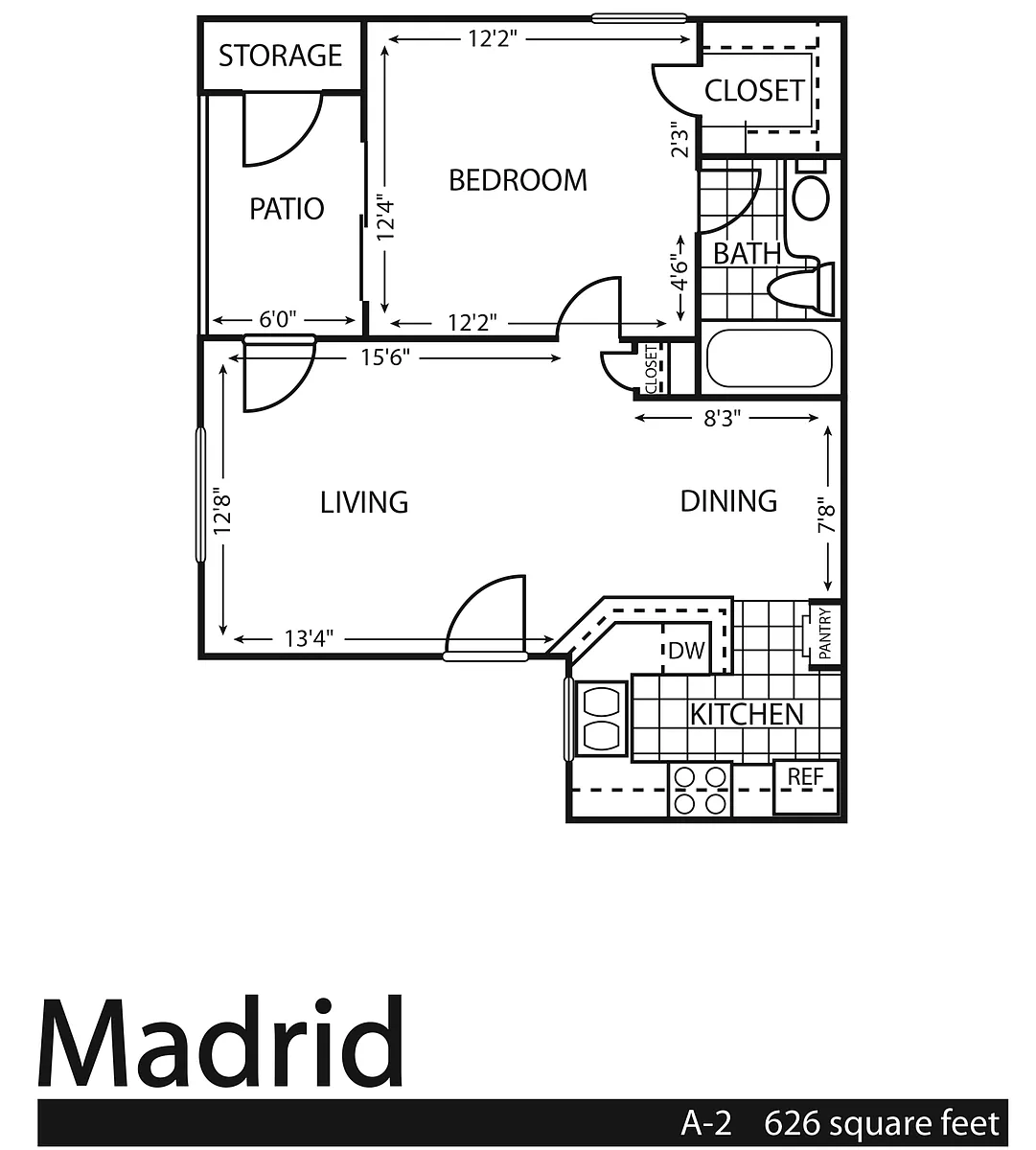 Floor plan Madrid