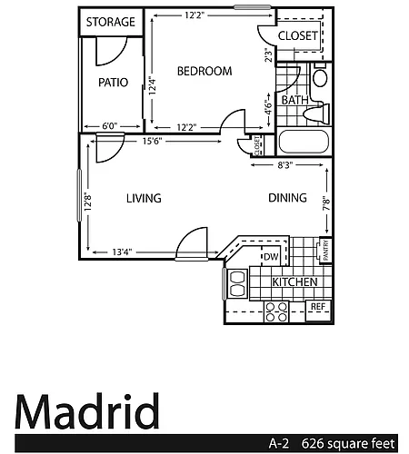 Floor plan Madrid