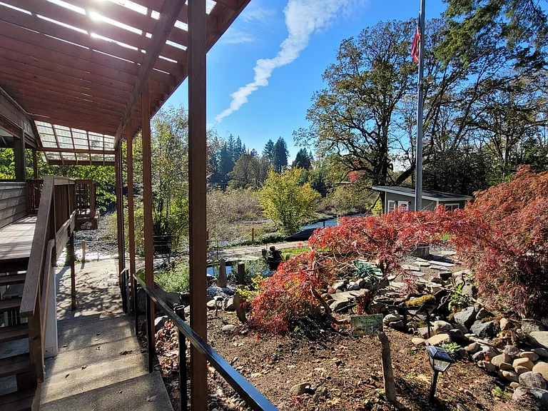 access to the deck from your parking area