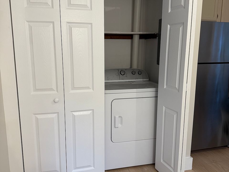 Laundry closet.