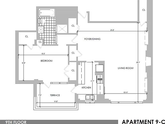 2nd image of 41 W 58th St APT 9C