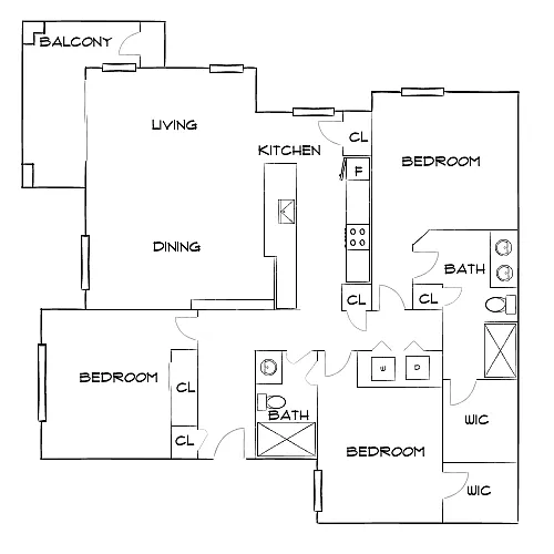 Floor plan Design 3A