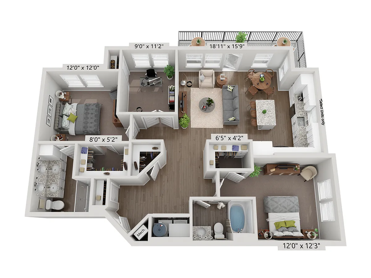 Floor plan B4 - Amethyst