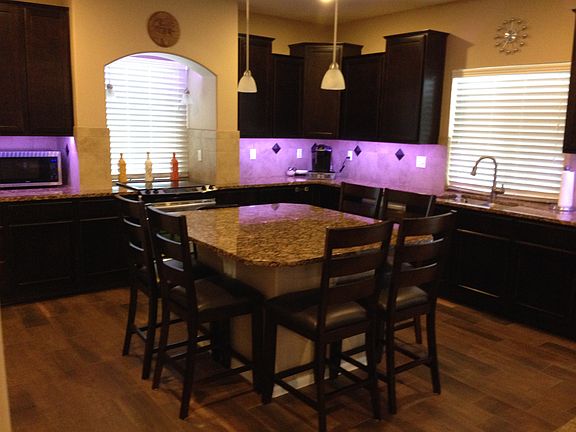 kitchen with large island 