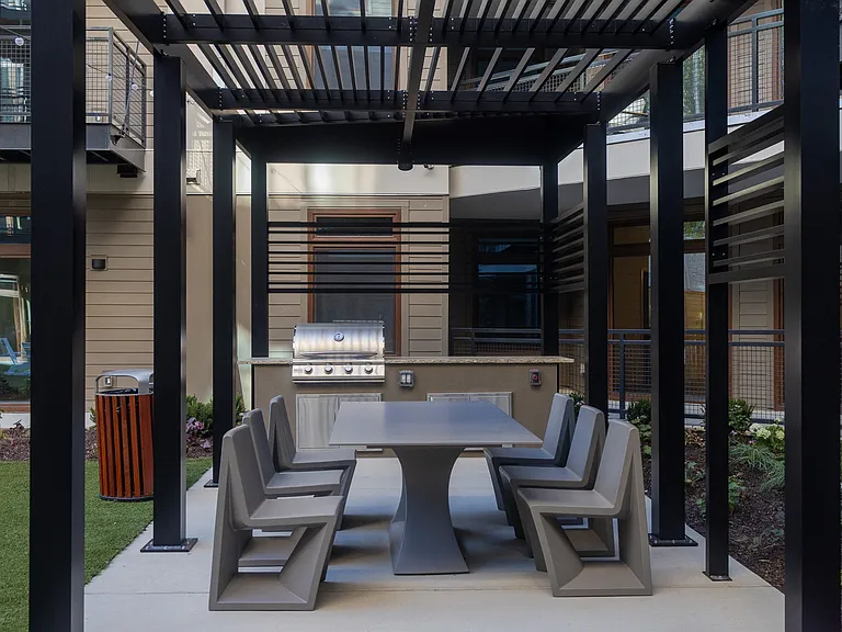 zen garden courtyard
