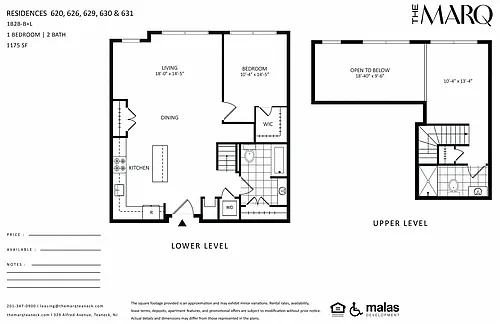 Floor plan 1B2B-B+L