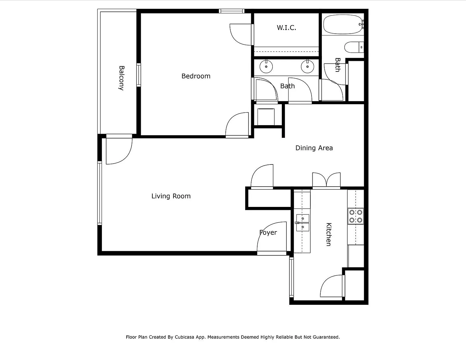 1 bed, 998 sqft, $1,200 — Photo 2