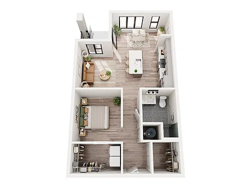 Floor plan Glen Walk-Up