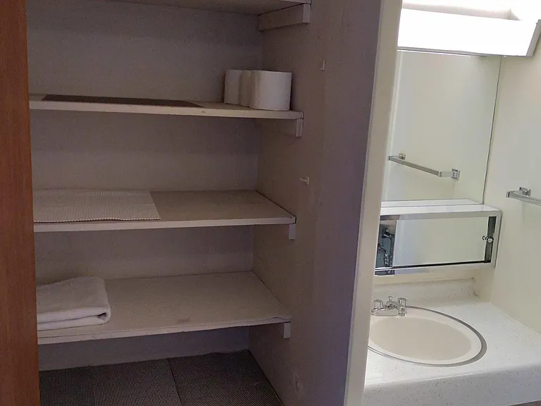 Linen closet with 2nd sink area