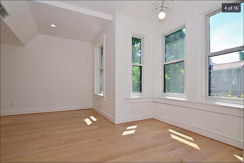 Southern exposed bay windows.