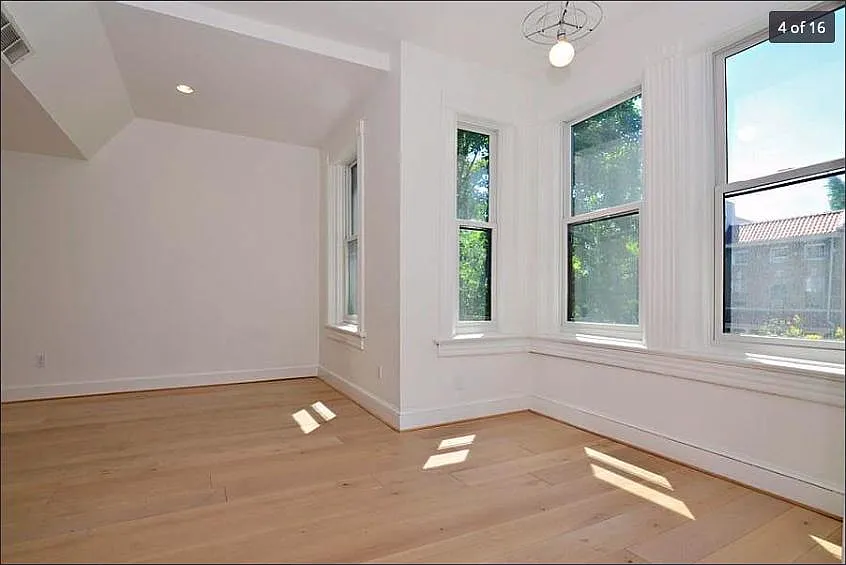 Southern exposed bay windows.