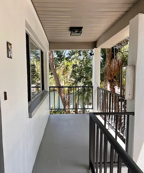 balcony- private and spacious