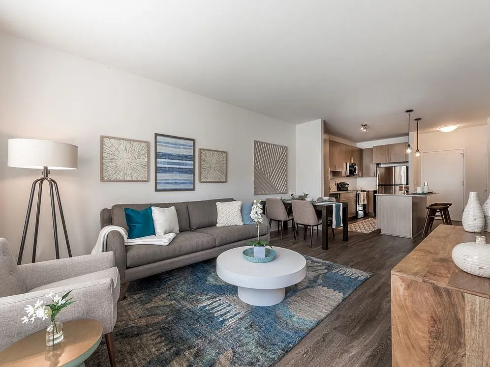 Living and dining areas with hard surface flooring - Avalon Arundel Crossing