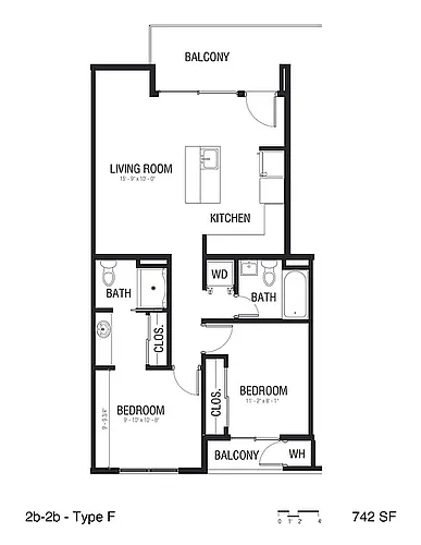 Floor plan 2 baths