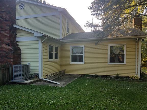 east side of back yard