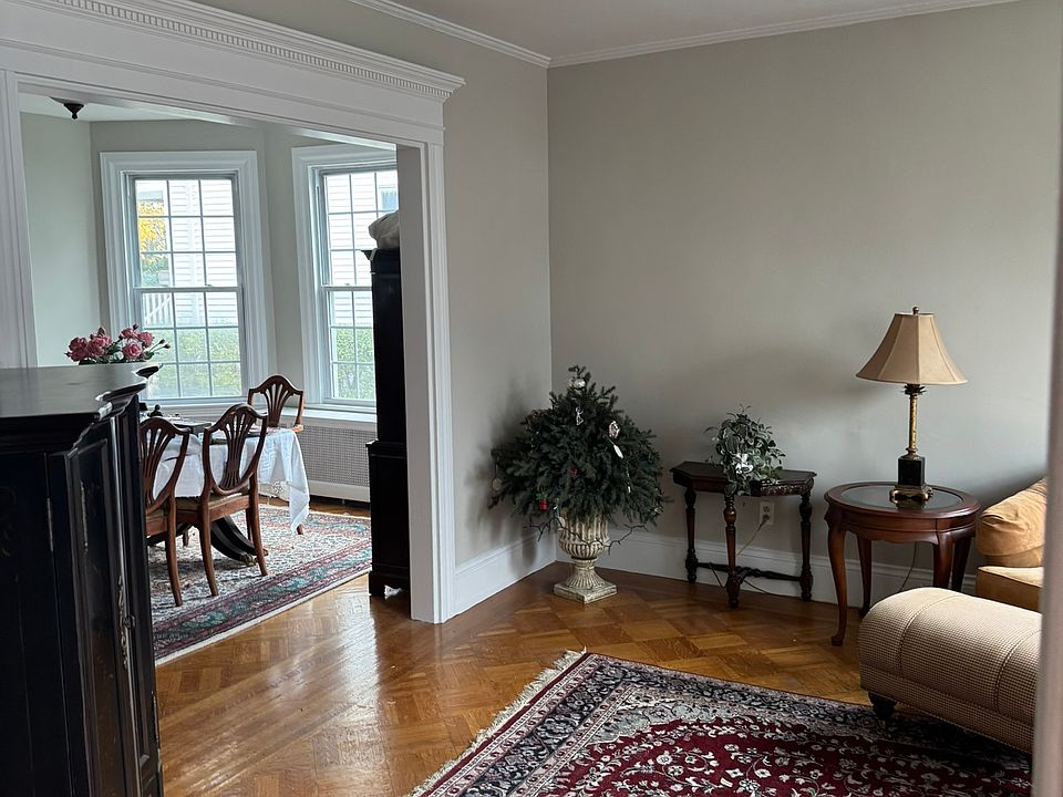 Hall looking through Living room to Dining room