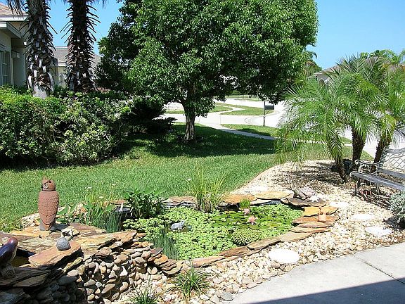 Koi Pond at Entrance