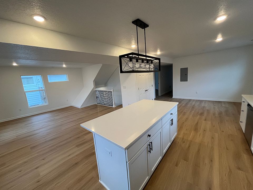 Kitchen, Pantry, Dining Room (Right), Living Room (Left)