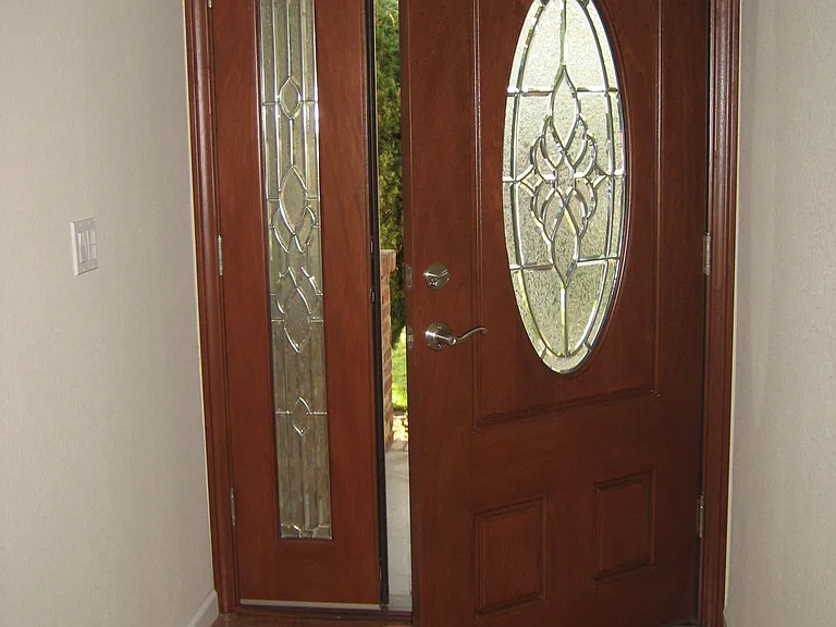 front door from inside hall