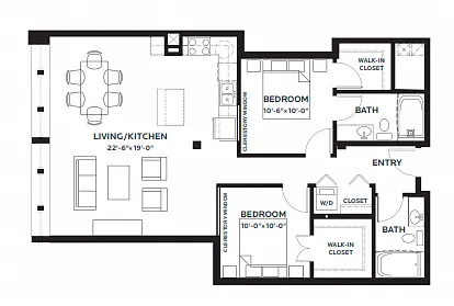 Floor plan Lofts | Timber 4
