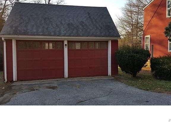 Two car detached garage with storage