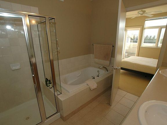 Primary bath, inside primary bedroom