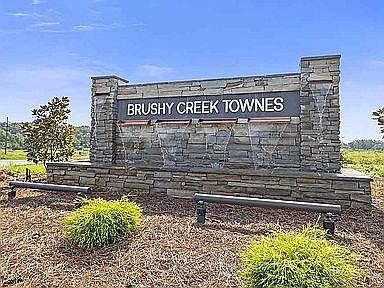 Entrance to the Brushy Creek Townes.