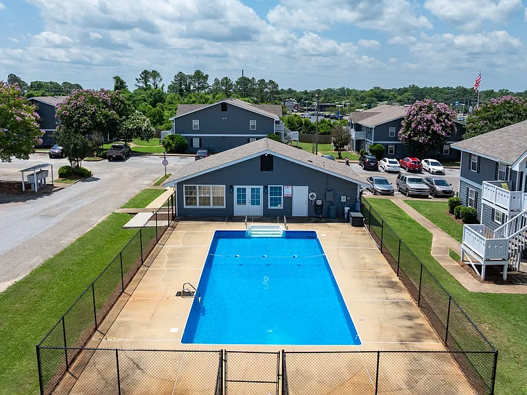 Our fenced community pool provides a safe and enjoyable space for residents to relax, professionally operated by Highlands Vista Group.