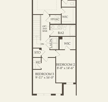 Second Floor 3 br 2.5 ba
