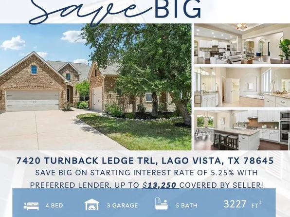 7420 Turnback Ledge Trl, Lago Vista, TX 78645
