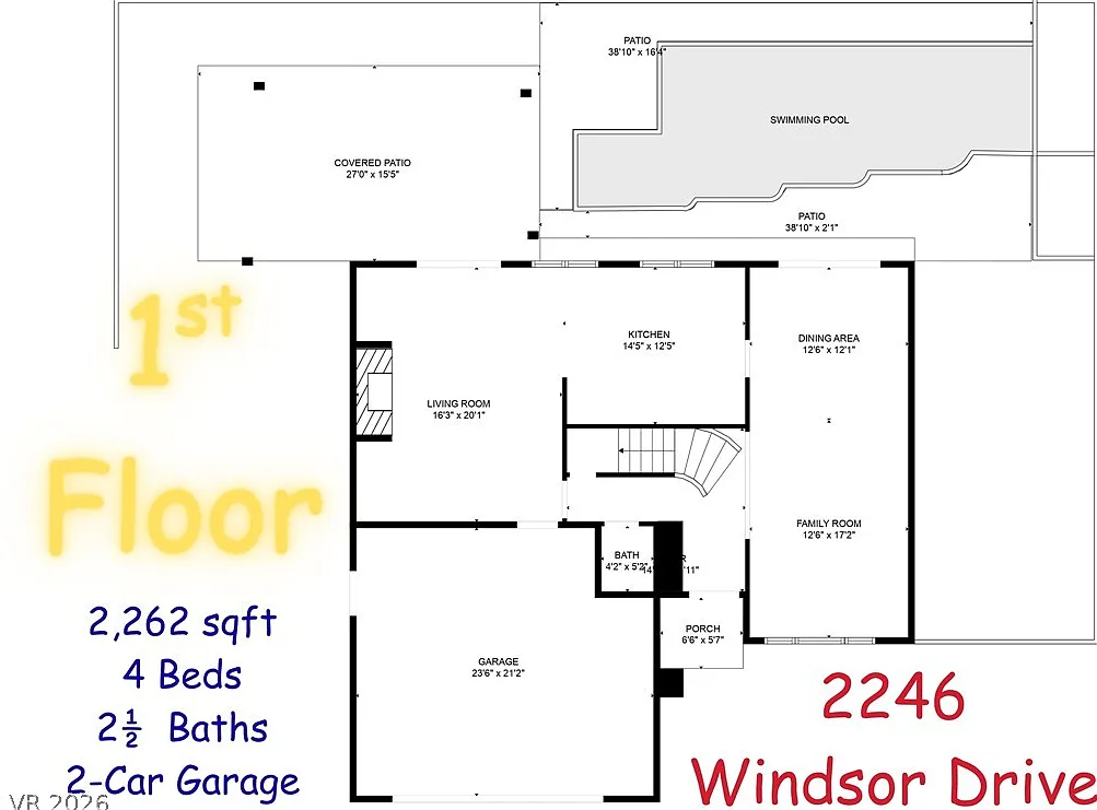 4 bed, 2.5 bath, 2262 sqft, $2,950 — Photo 3