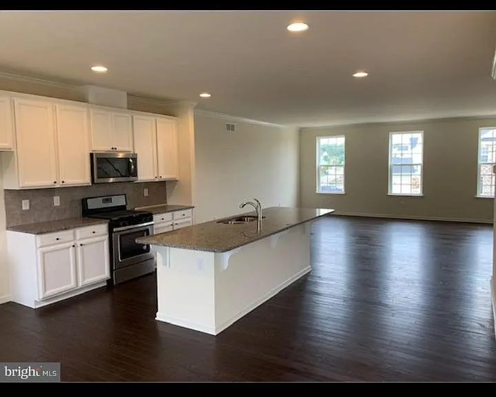 kitchen and living room