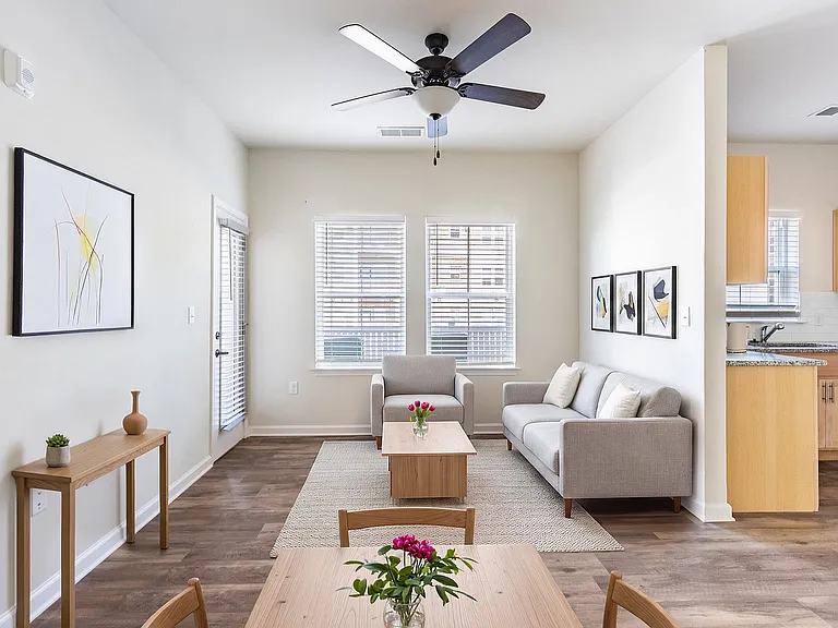 Virtually Staged Living room 2