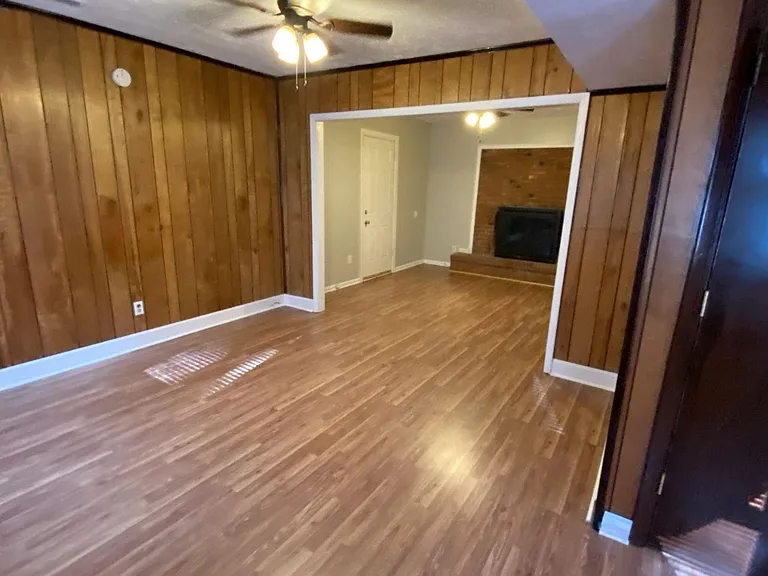 Downstairs 2 room family room/den/gameroom or could be 4th bedroom with private entrance and door