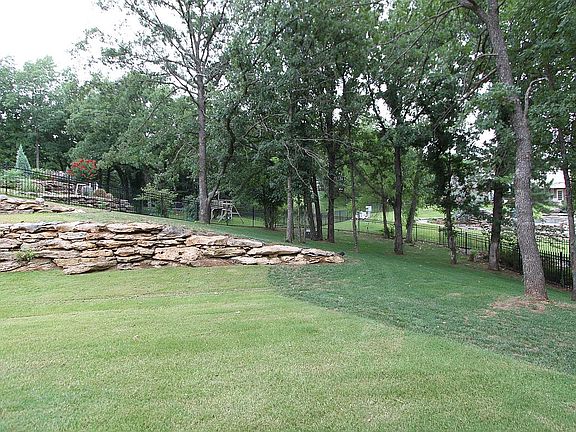 1/2 acre lot w/mature trees