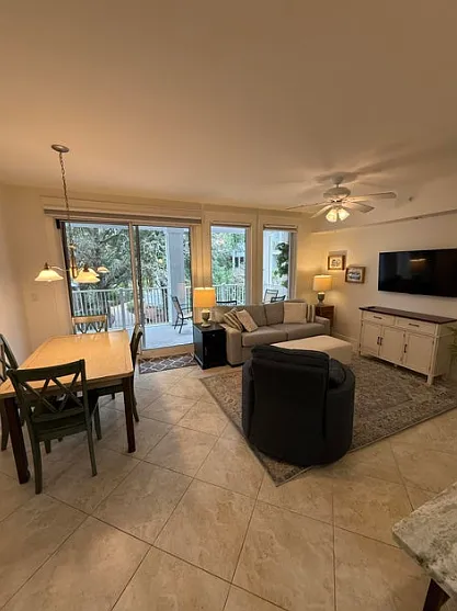 Living Area Opens to Balcony