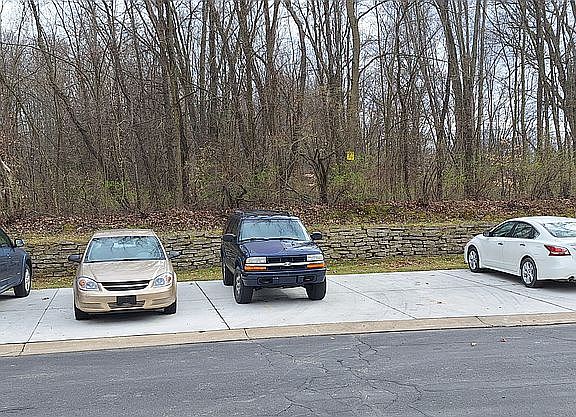 Extra parking in front