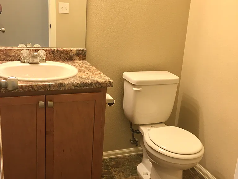 1/2 bath located on the main level