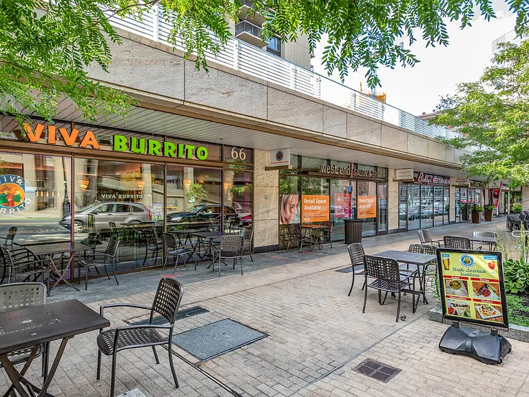 Conveniently close to a variety of dining and shopping spots.