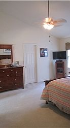 Vaulted master bedroom