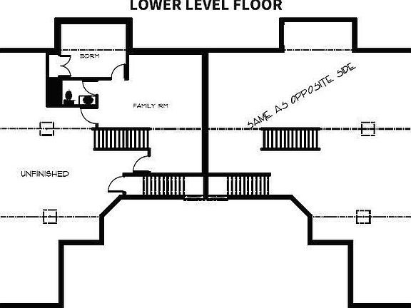 1309 Unit is on the right side (mirror image of what is labeled)