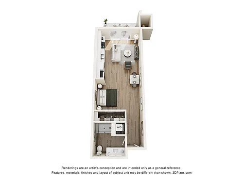 Floor plan Studio