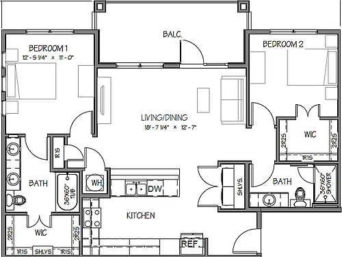 Floor plan B1