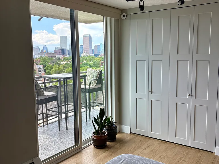 View from primary bedroom