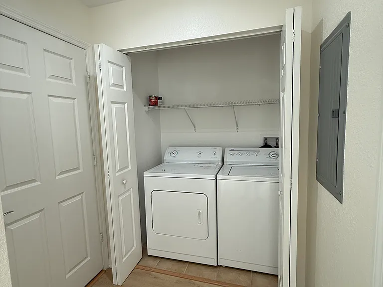 Laundry closet