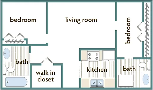 Floor plan Del Mar