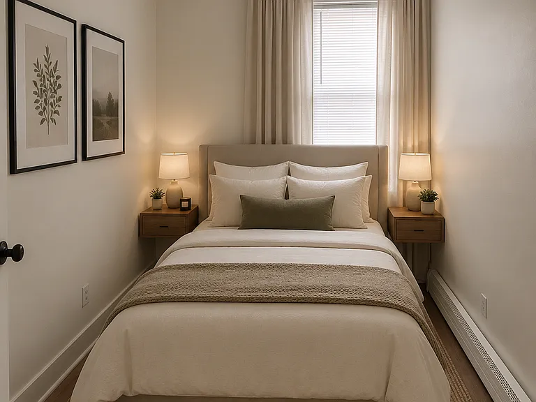 Bedroom 2-AI-staged image shown separately for inspiration; furniture not included