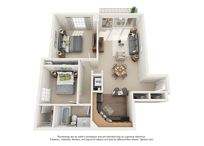 Floor plan Chaumont - North