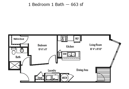 Floor plan Beltine B