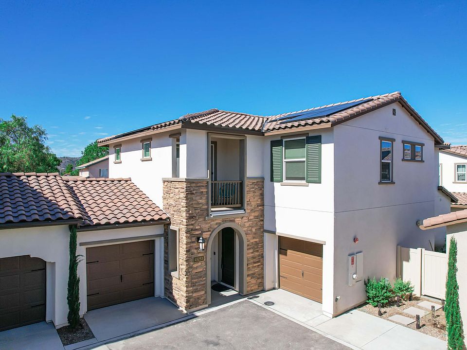 Detached Single Family House -2 story, 2 single-car attached garage, solar panels for energy efficiency, Central AC